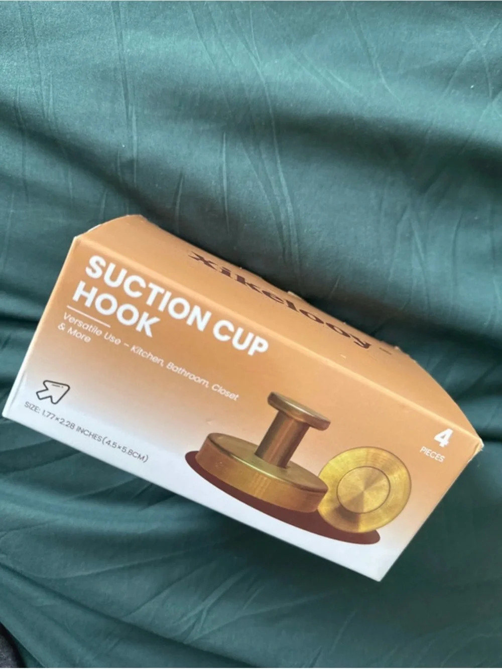 Suction Cup Hook - Gold